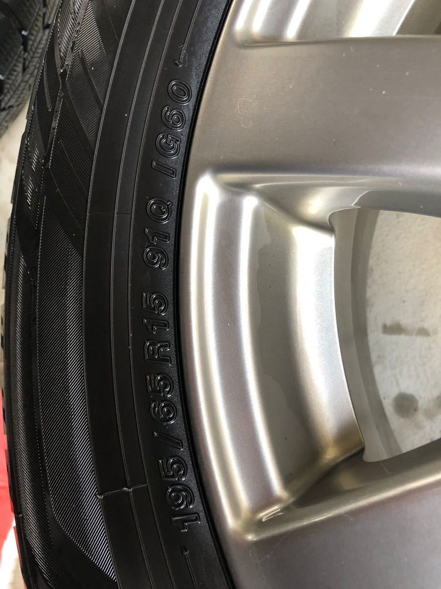 2019年製☆ ヨコハマ iG60 195/65R15 タイヤ・ホイールセット ノア