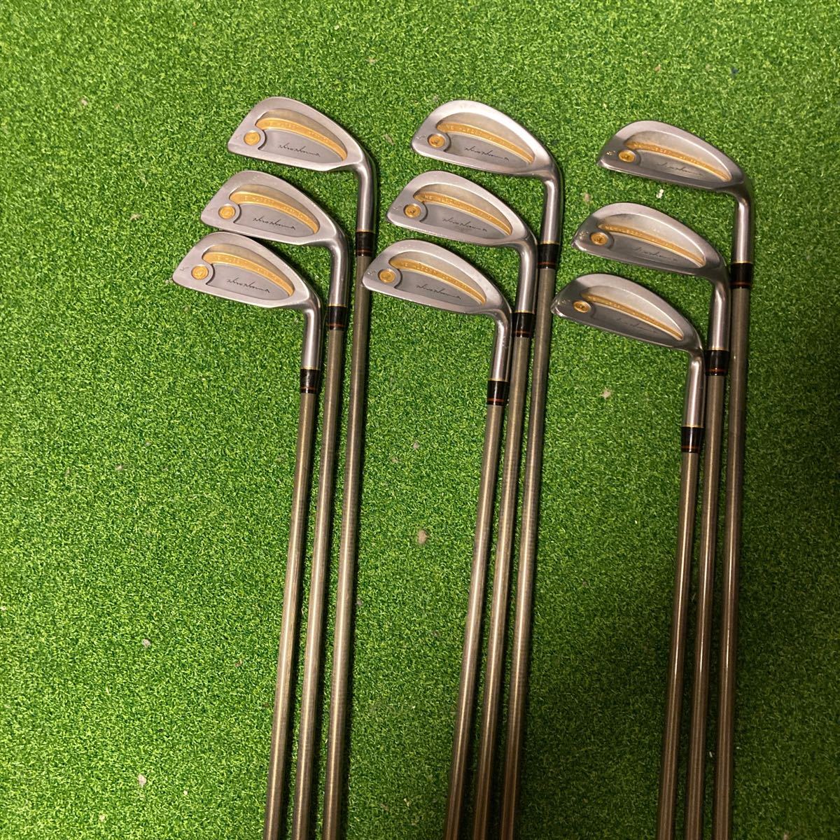 本間ゴルフ　レディース　NEW ＬB-280 24K 24金リング　4〜S 9本　SUPER LIGHT TITANIUM CARBON 4星　HONMA アイアンセット_3