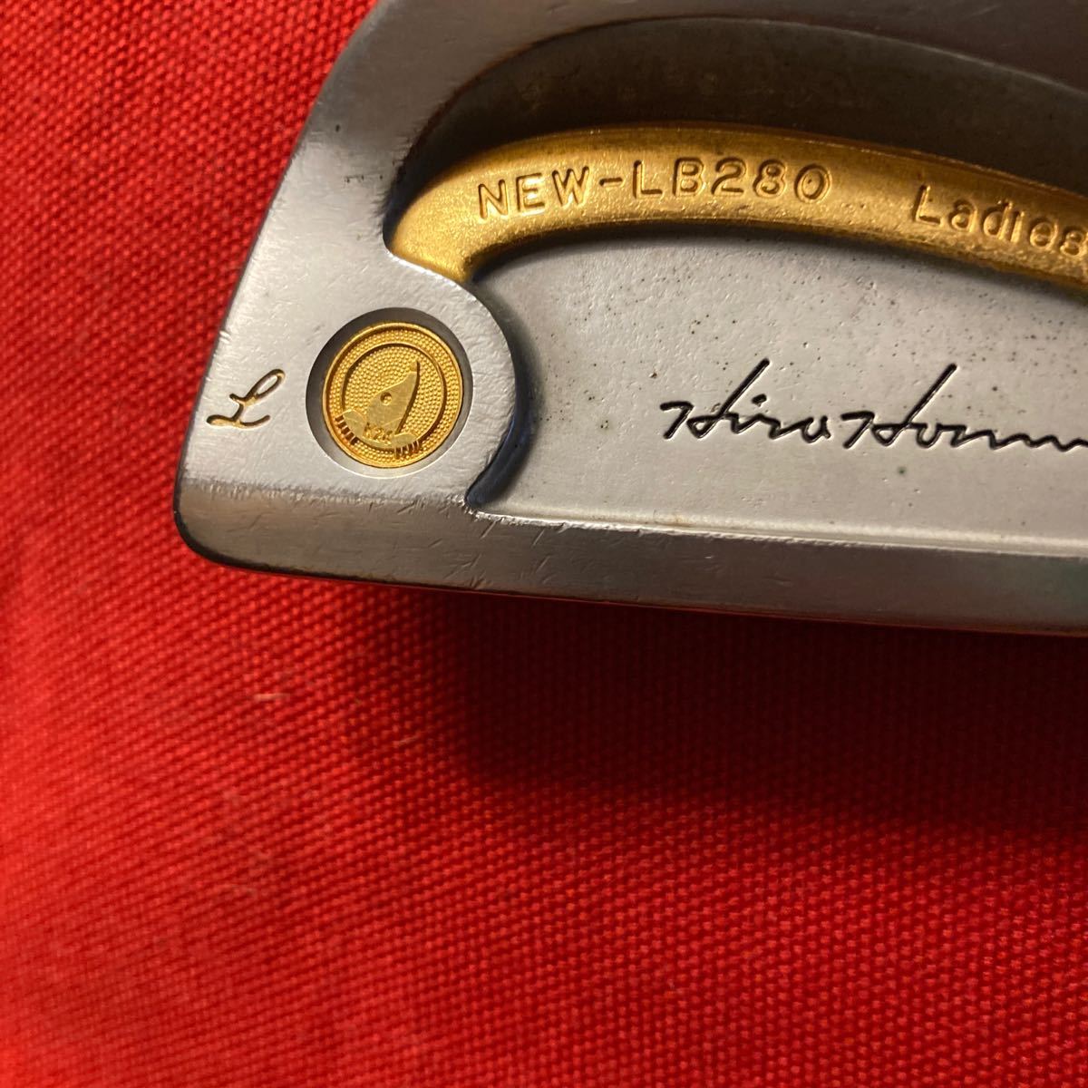 本間ゴルフ　レディース　NEW ＬB-280 24K 24金リング　4〜S 9本　SUPER LIGHT TITANIUM CARBON 4星　HONMA アイアンセット_5