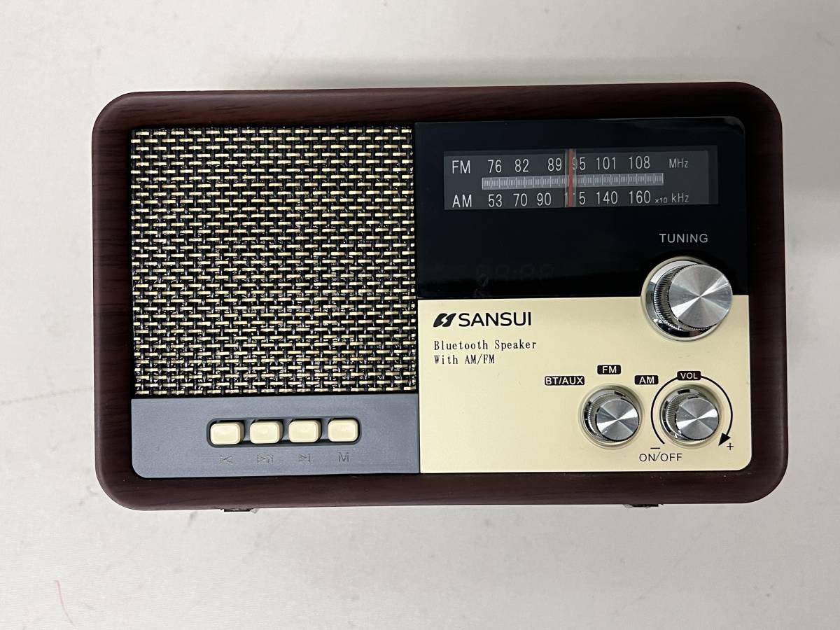 ◇46-4 ドウシシャ SANSUI サンスイ ラジオ付 ブルートゥース