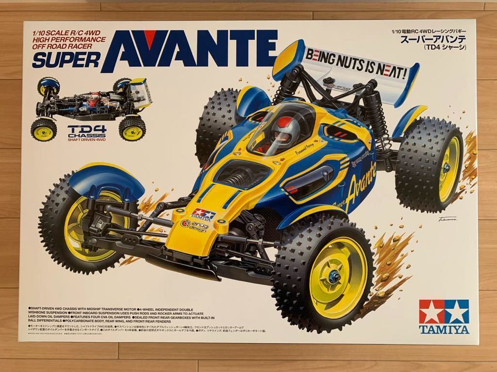 タミヤ ラジコン 1/10 TD4シャーシ スーパーアバンテ 未組立品 タミヤ
