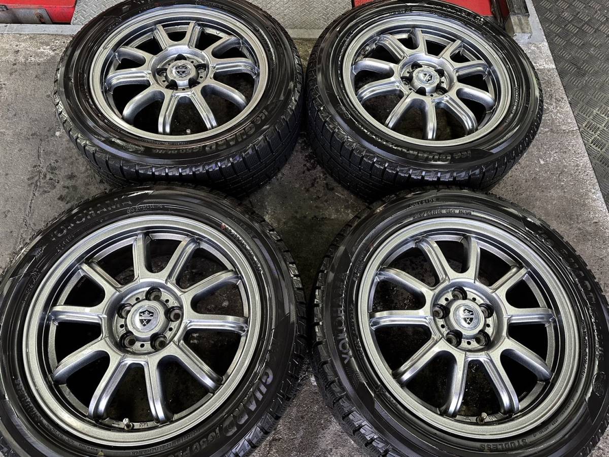 北海道発 手渡し可能 エステローザ アイスガード IG50+ 205/55R16 7分