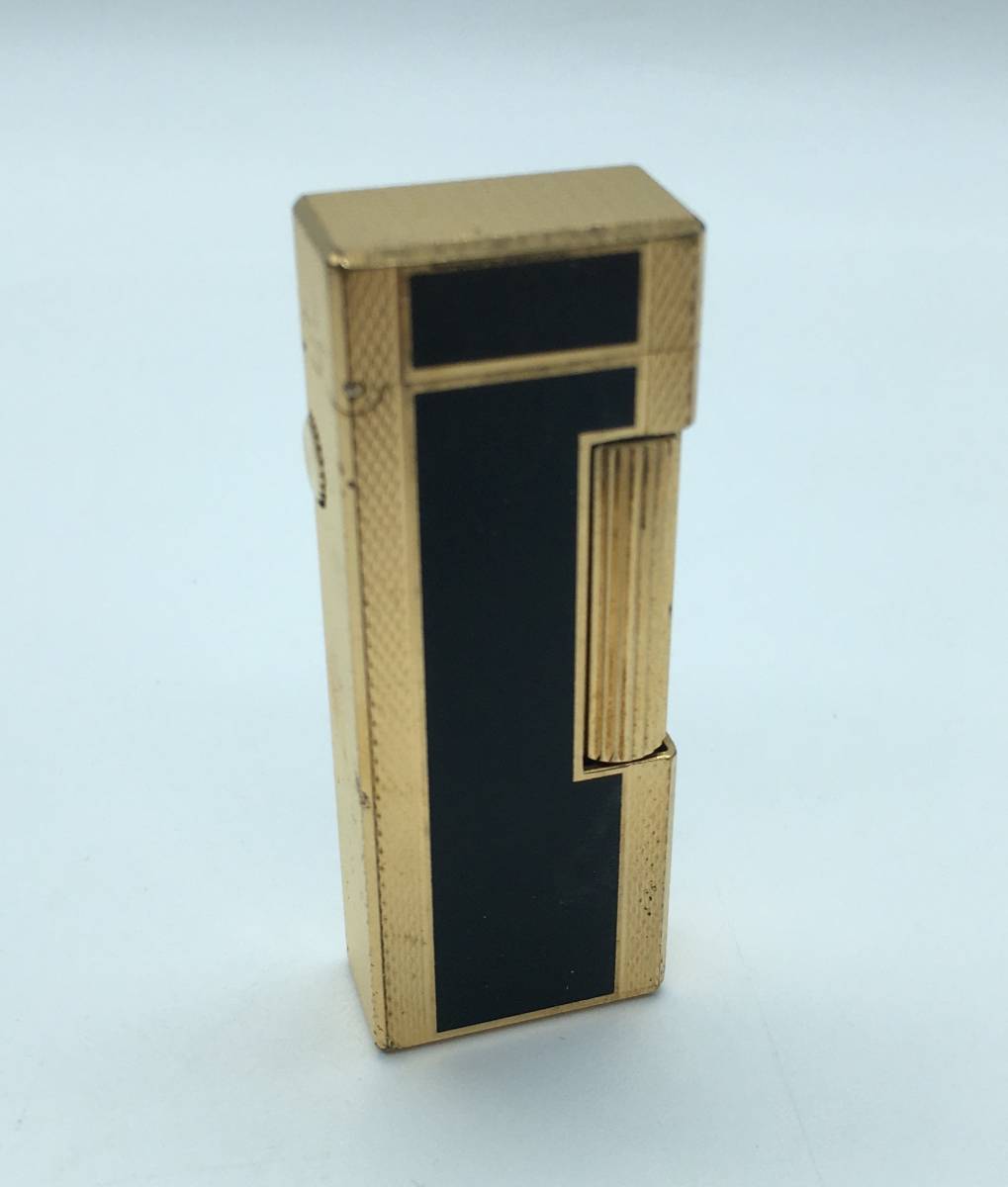 着火未確認　ダンヒル　Dunhill　ライター　ゴールド　ブラック系