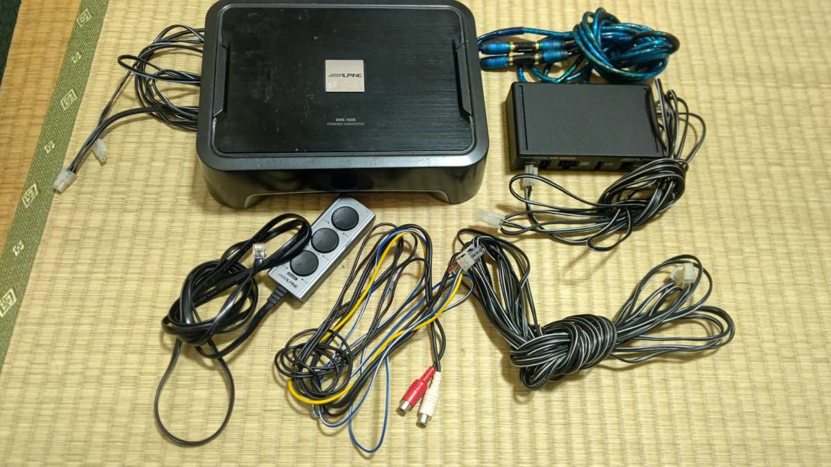 アルパイン SWE-1500 サブウーファー-woofer MXE-M151CKD アンプ