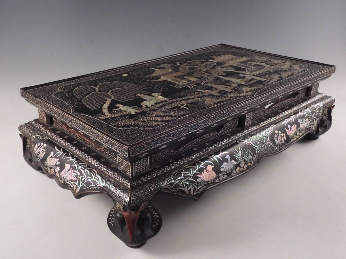 Yahoo!オークション -「青貝 螺鈿」(アンティーク、コレクション) の