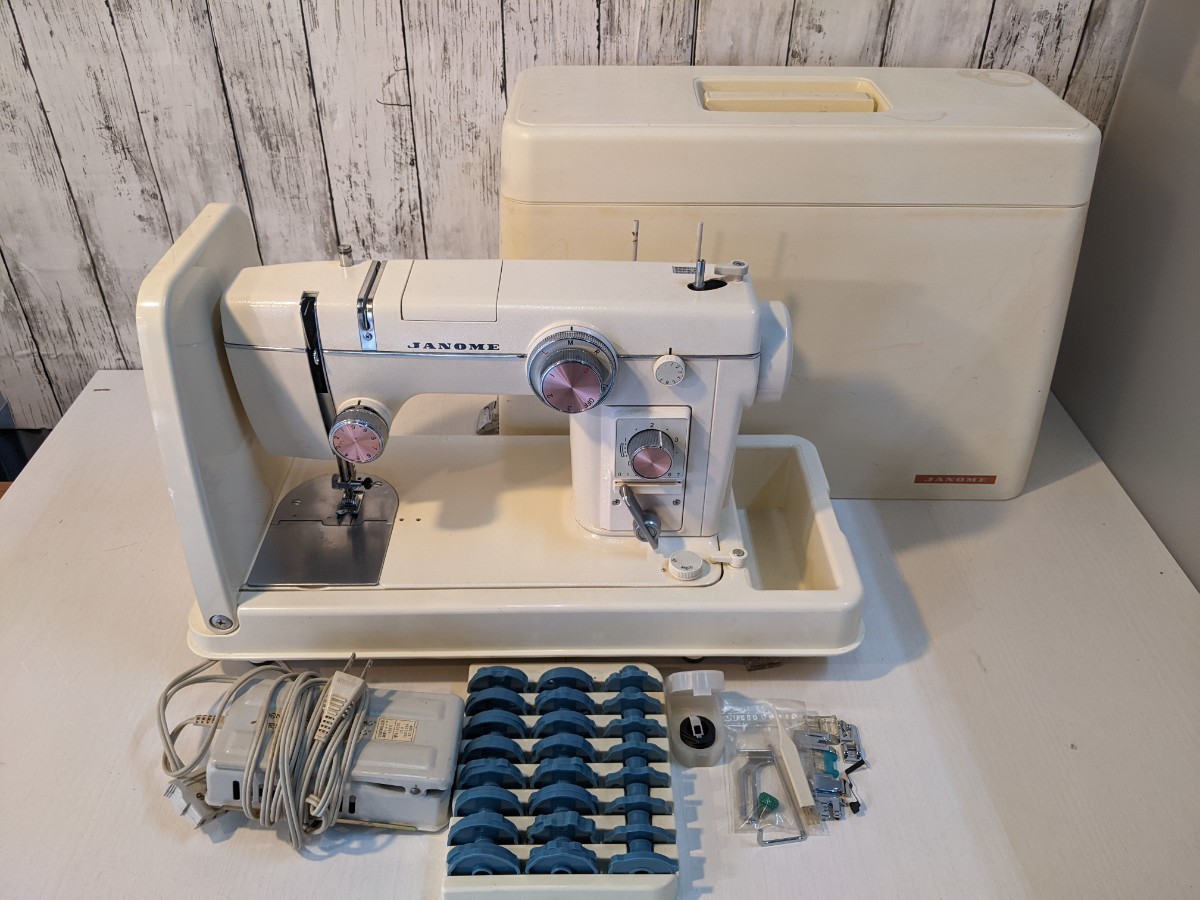 JANOME/ジャノメ ミシン MODEL 802 ミシンケース/フットペダル/カム 