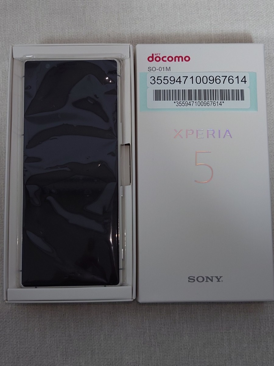 ドコモ docomo SO-01M SONY Xperia 5[64GB]（グレー）SIM無し【超美品】