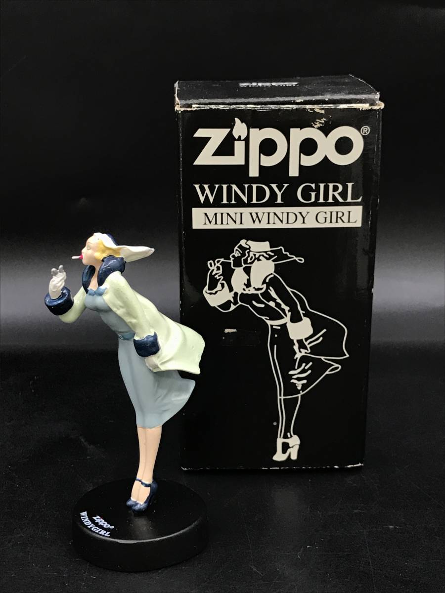 SE1207-08◆ZIPPO MINI WINDY GIRL ウィンディガール ドール フィギュア 人形 箱あり ジッポーライター マルカイコーポレーション