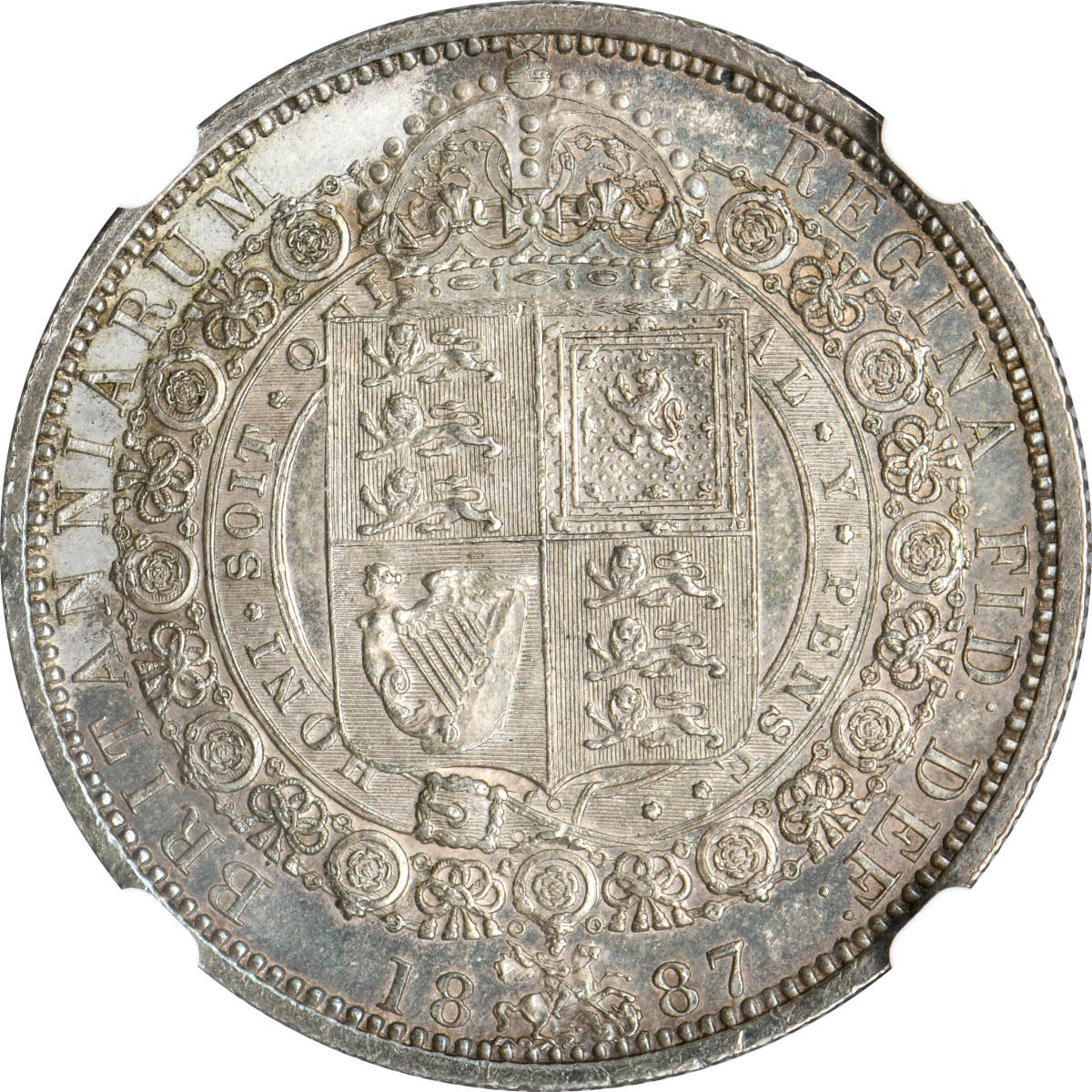 こた様　1剤10本　2剤1本　よろしくお願いします。 1円〜【金曜日終了】1887 イギリス 1/2C銀貨 NGC MS62 未使用 世界