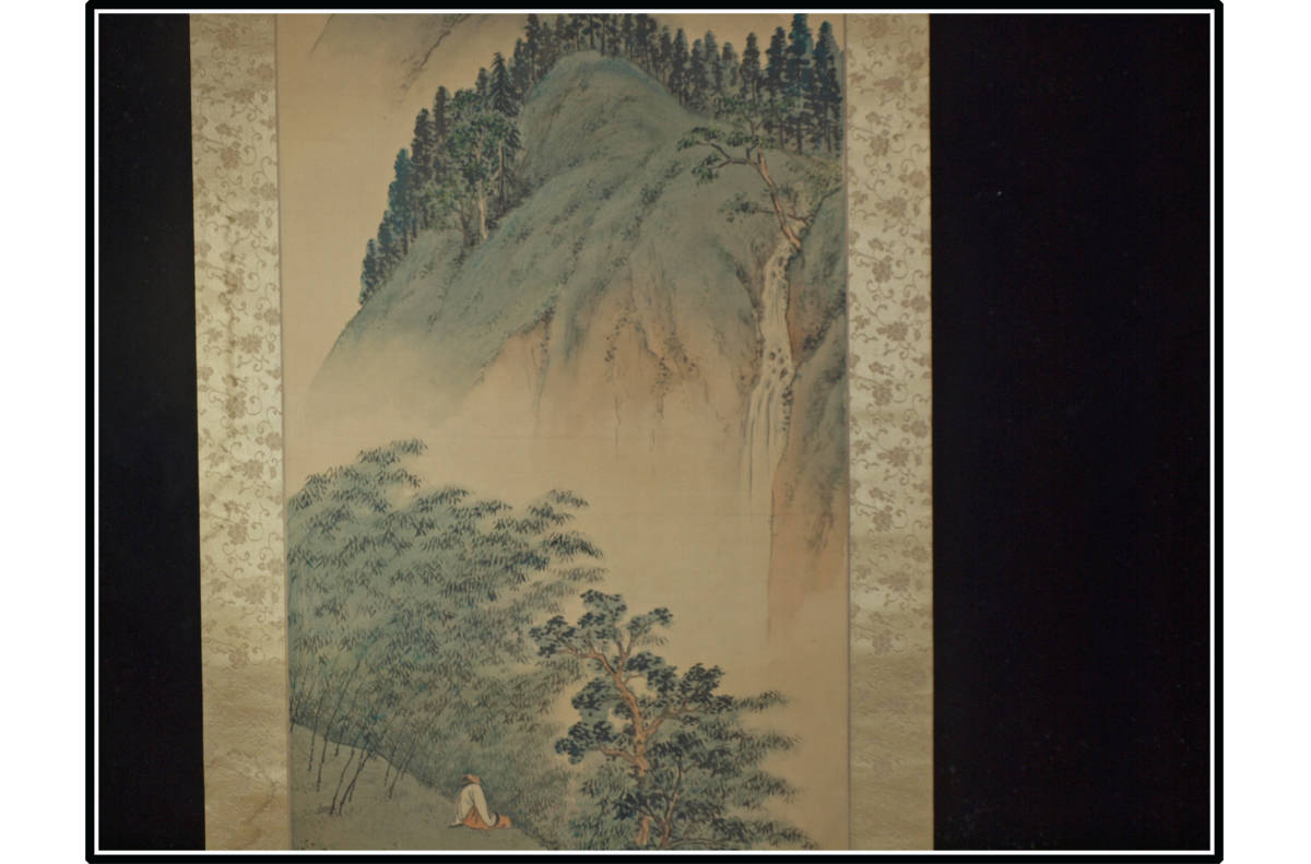 真作 民間仕入れ品 日本 時代肉筆掛け軸その※1激安骨董品中国