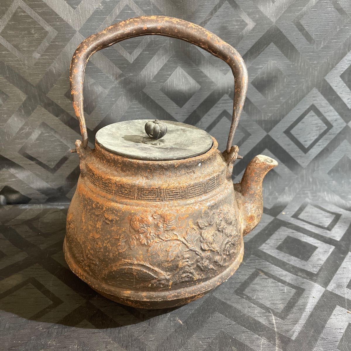 鉄瓶 南部鉄器 昭和レトロ 急須 茶道具 レトロ 公式通販 茶器 - 鉄器