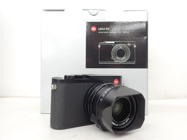 【美品】LEICA 高性能 コンパクトデジタルカメラ Q2 SUMMILUX 28mm F1.7 ASPH 元箱付き ライカ ▽ 6C60A-1