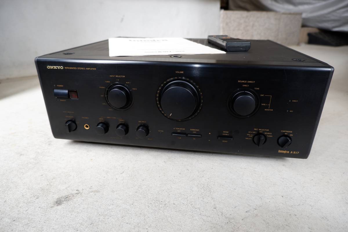 ONKYO Integra プリメインアンプ オンキョー A-925 A-927 公式