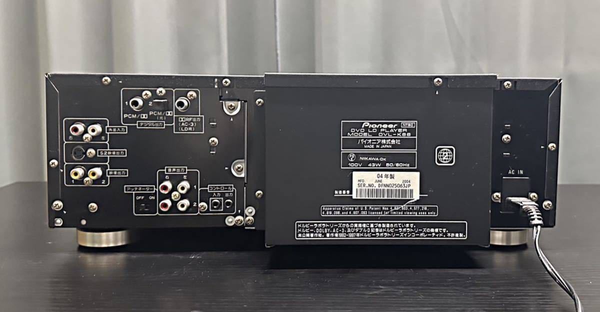 Pioneer LD⁄DVDプレーヤー DVL-K88 2008年製 カラオケ