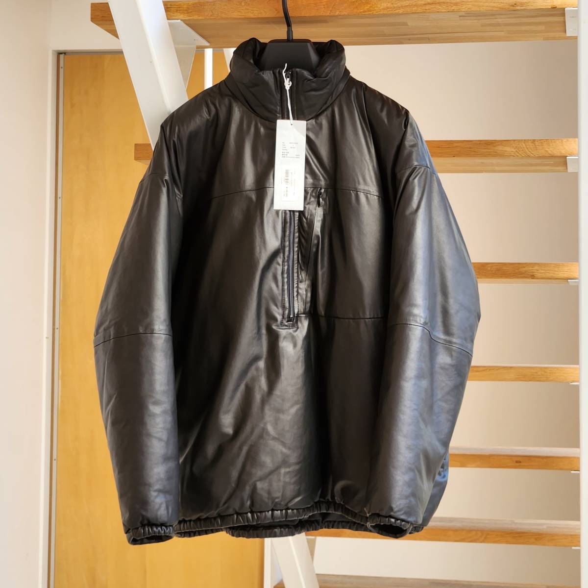 COMOLI(コモリ) ⁄ 22AW⁄シープスキンハーフジップパフジャケット 