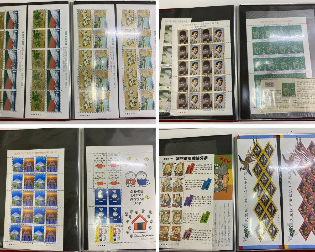 遺品整理　切手シート大量　希少　美品　額面総額3万円オーバー！1円スタート　記念切手　特殊切手 総額70万以上 切手大量まとめ 額面746,803円分