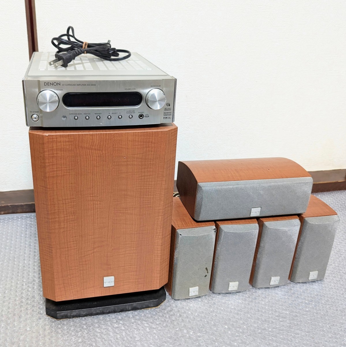 DENON アンプ スピーカーセット デノン AVサラウンドアンプ AVC DENON アンプ スピーカーセット デノン AVサラウンドアンプ AVC