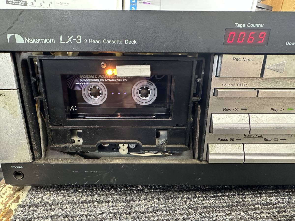 ナカミチ カセットデッキ LX-3 ジャンク ナカミチLX-3 カセットデッキ