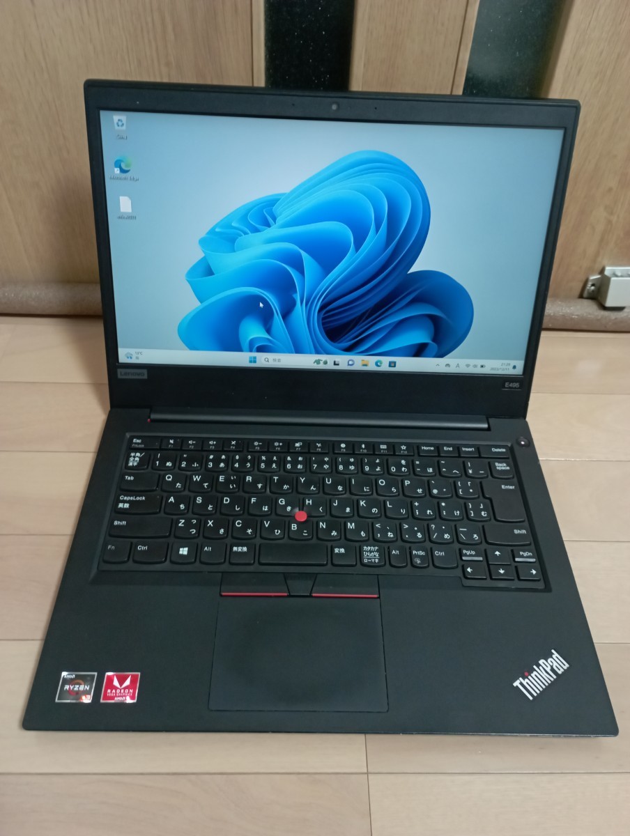 レノボ ThinkPad E495 Ryzen 3 8GB m.2ssd256GB HDD1TB ノートパソコン