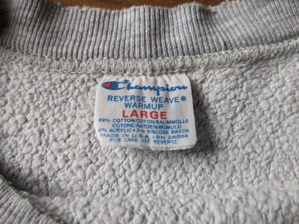 80s usa製 Champion チャンピオン トリコタグ REVERSE WEAVE リバースウィーブ ビンテージ　スウェット　ボロ　パーカー　グランジ