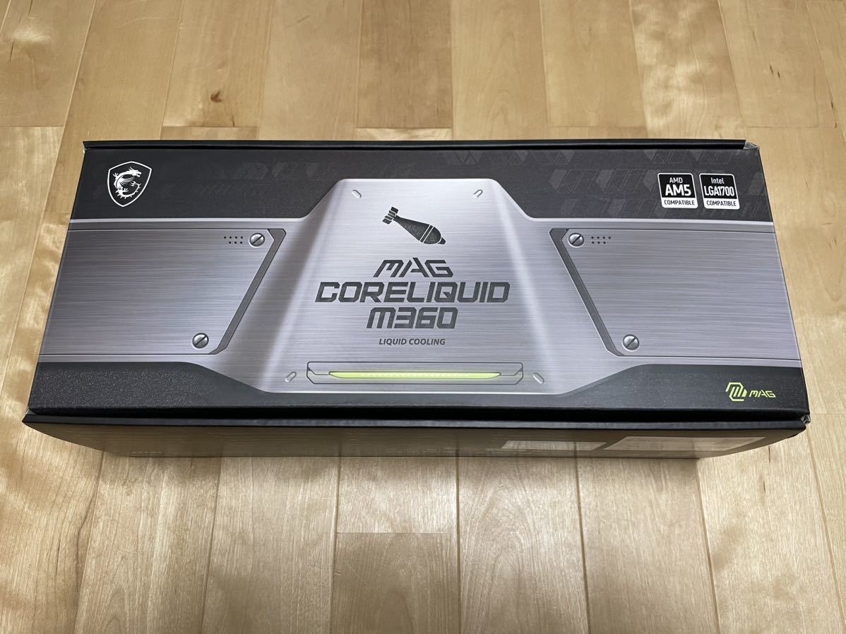 使用極少】MSI 簡易水冷CPUクーラー MAG CORELIQUID M360 MAG MSI 使用極少】MSI 簡易水冷CPUクーラー MAG CORELIQUID M360 MAG MSI