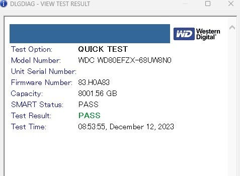 Western Digital『WD Red WD80EFZX 8TB』 即決あり - Red Hard NasWare