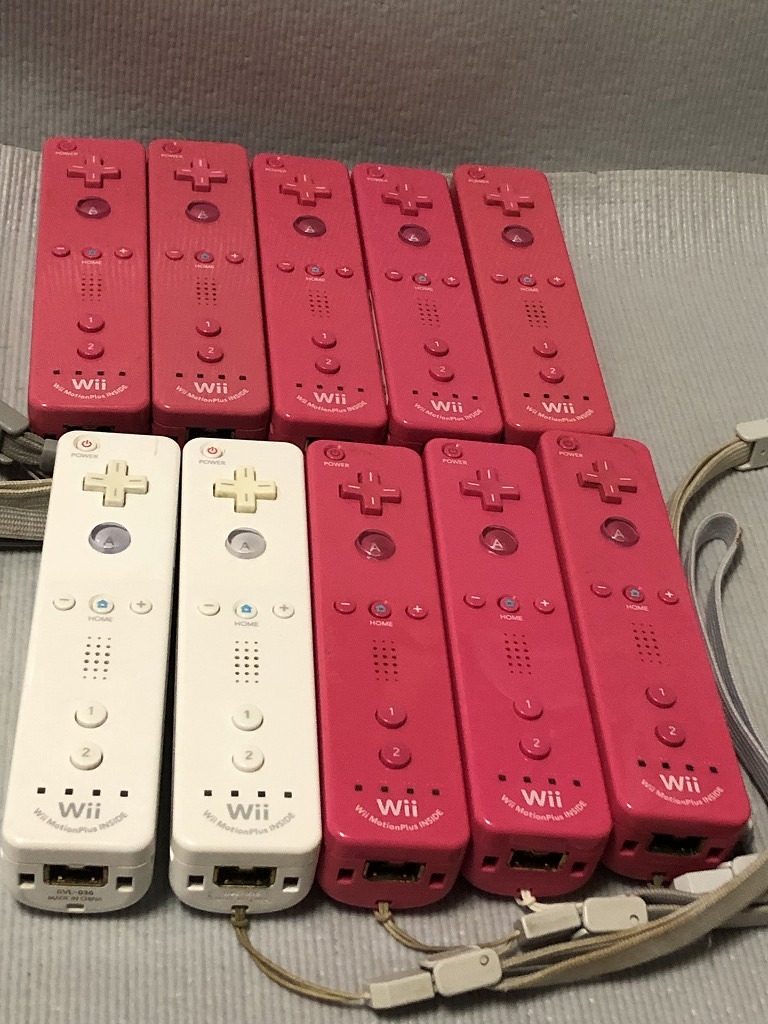 Wii リモコンプラス モーションプラスセンサー内蔵 ピンク ホワイト 10