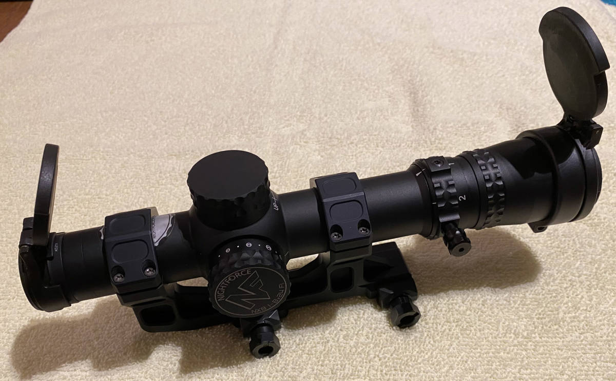 定番，セール 実物 NIGHTFORCE NX-8 1-8X24 F1 C599 FC-Mil ショートスコープ GEISSELEマウントセット トレポン PTW M4 マルイ(電動ガン)｜売買されたオークション情報、yahooの商品情報をアーカイブ公開 - オークファン 電動ガン