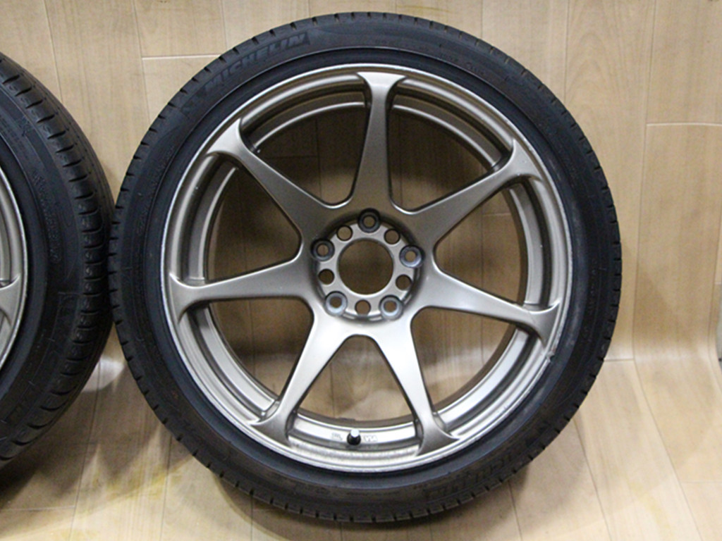 A699 深リム CST 17X9.5J +15 PCD114.3 215/45R17 JDM USDM ドリフト S13 S14 180SX ...