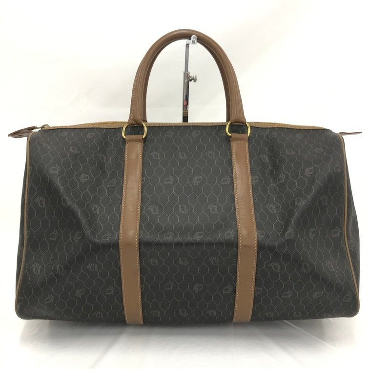 ChristianDior クリスチャンディオール ボストンバッグ ハニカム 【BLAM2039】