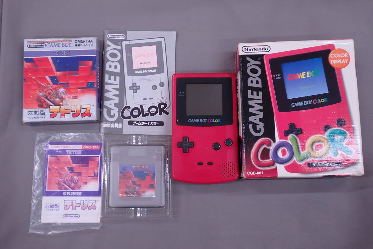 Nintendo GAME BOY COLOR CGB-001 ゲームボーイカラー テトリス DMG
