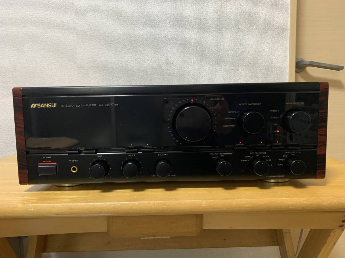 SANSUI AU-α607DR プリメインアンプ メンテナンス済 SANSUI プリメイン