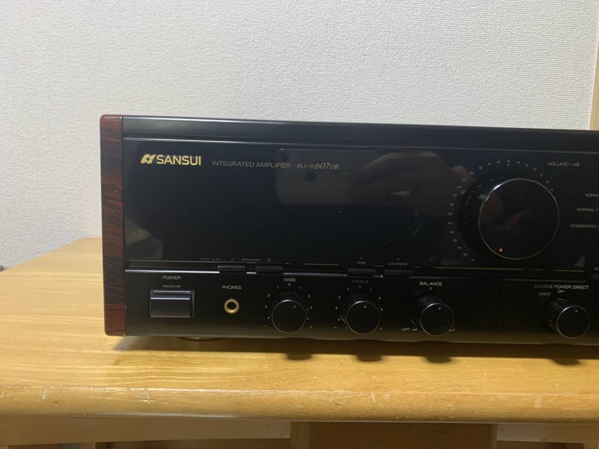 【美品】SANSUI AU-α607 サンスイ プリメインアンプ SANSUI AU-α607DR プリメインアンプ メンテナンス済 SANSUI プリメイン