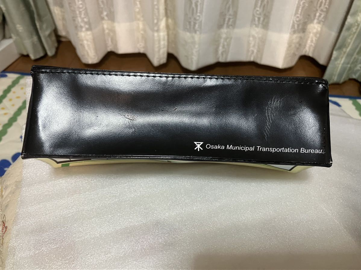 新品♪ 大阪市営バス　筆箱　ペンケース　文房具 (ホワイト×グリーン) いすゞエルガ 車　ふでばこ　ミニカー 【送料220円】_8