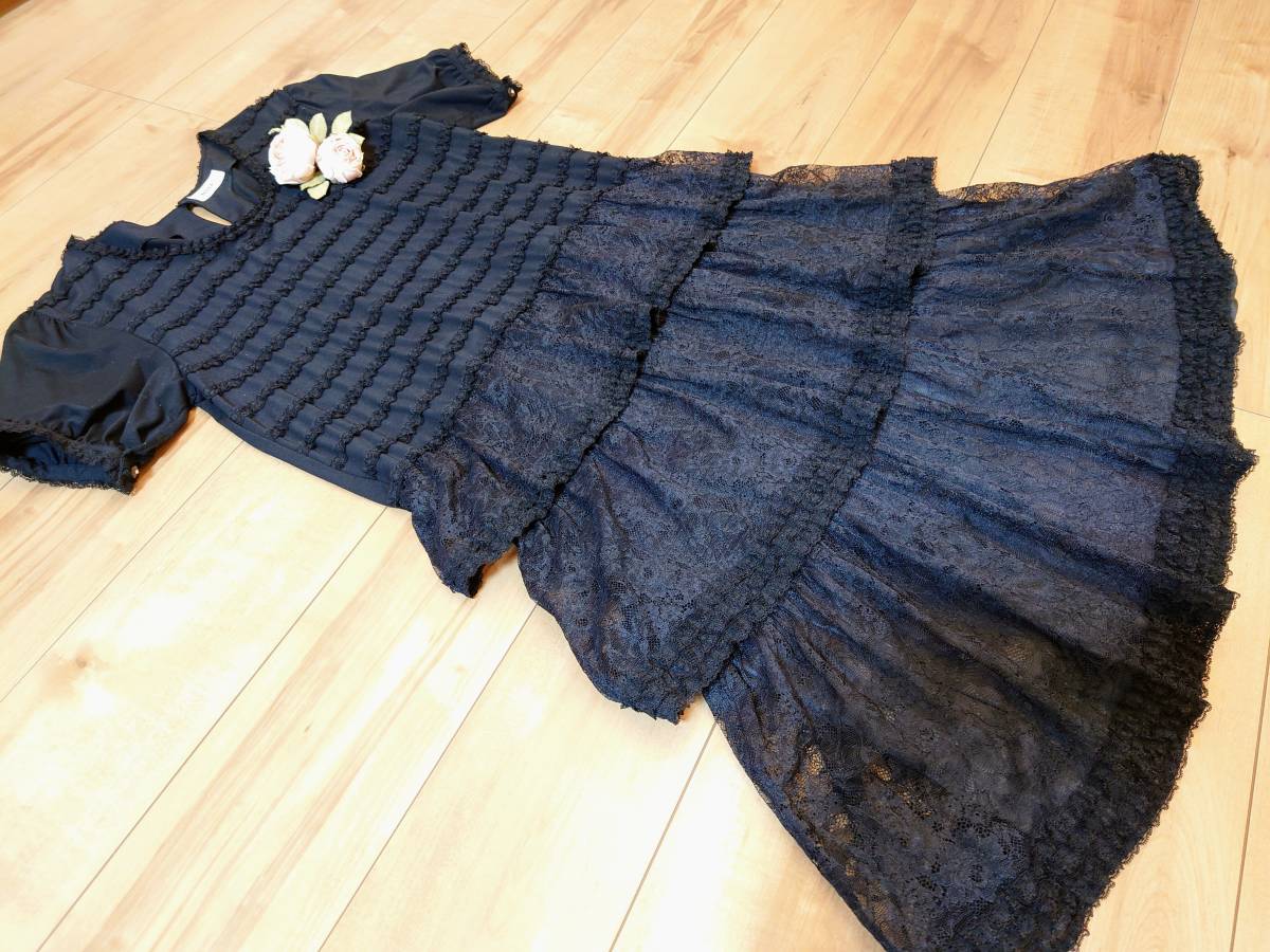 INGEBORG インゲボルグ - 美品 フラワープリント レース INGEBORG 