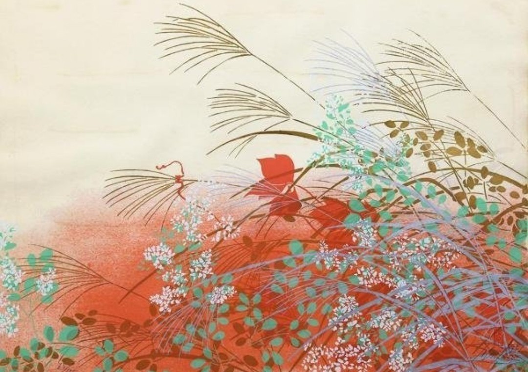 今井俊満「薄図」シルクスクリーン【真作】 芸術文化勲章 20号大 直筆