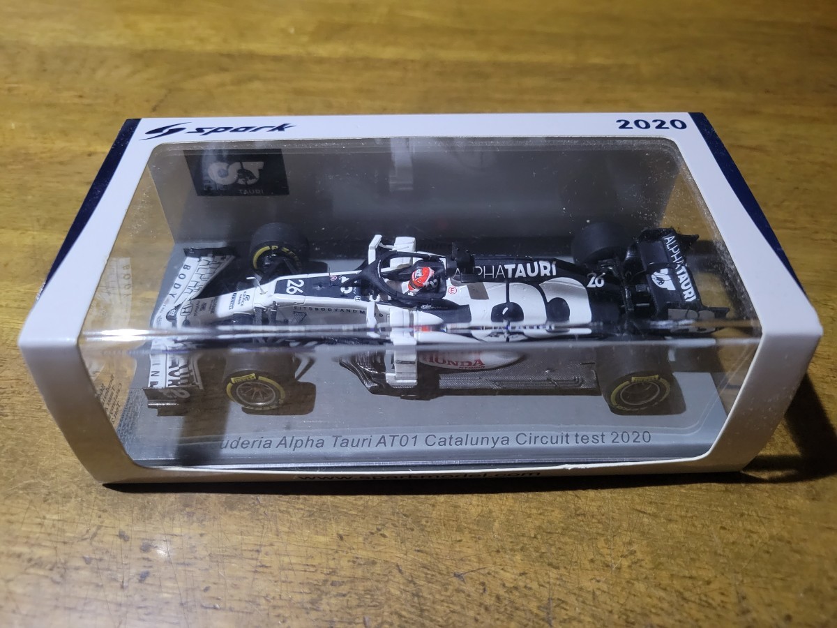 スパーク 1/43 アルファタウリ ホンダ AT01 クビアト バルセロナテスト