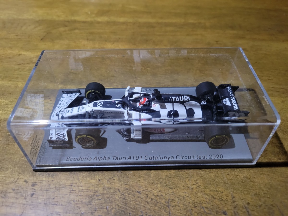 スパーク 1/43 アルファタウリ ホンダ AT01 クビアト バルセロナテスト