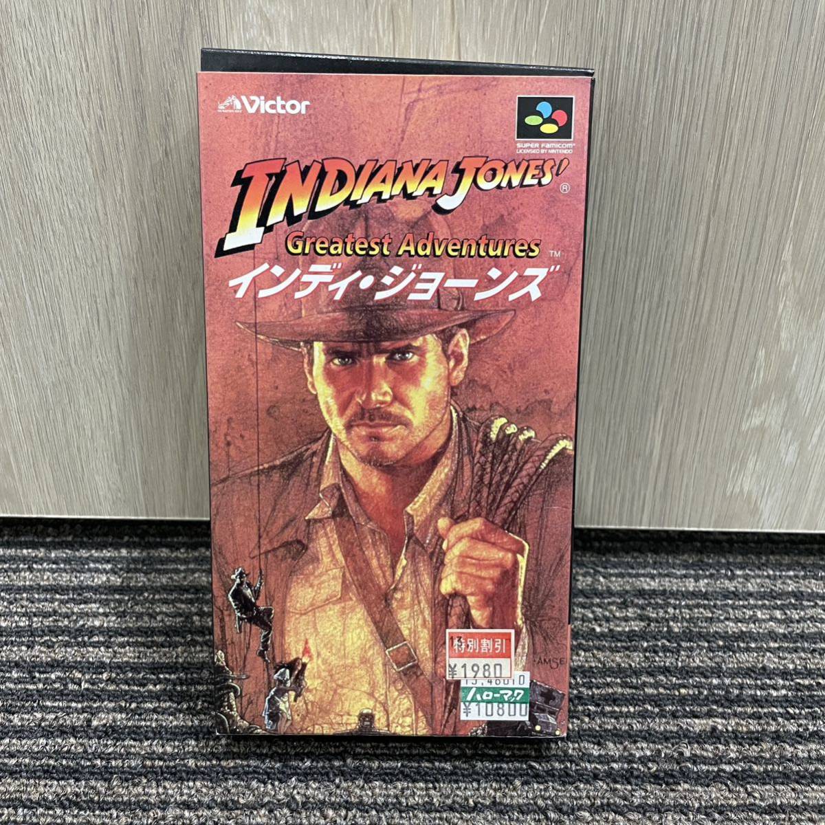 1円〜☆ 未使用 SUPER FAMICOM INDIANA JONES