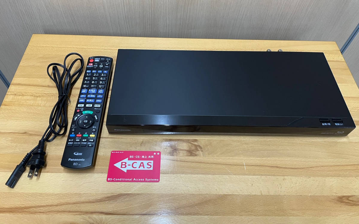 2-46◎Panasonic BDレコーダー DMR-BRW550 19年製♪リモコン付き