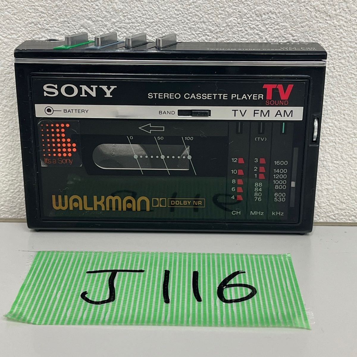 オーディオ機器 SONY ソニー ウォークマン WM-F30 カセットプレーヤー