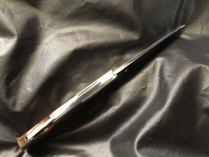 GERBER SILVERKNIGHT 250A Polished Packer Wood Ghingami No.1