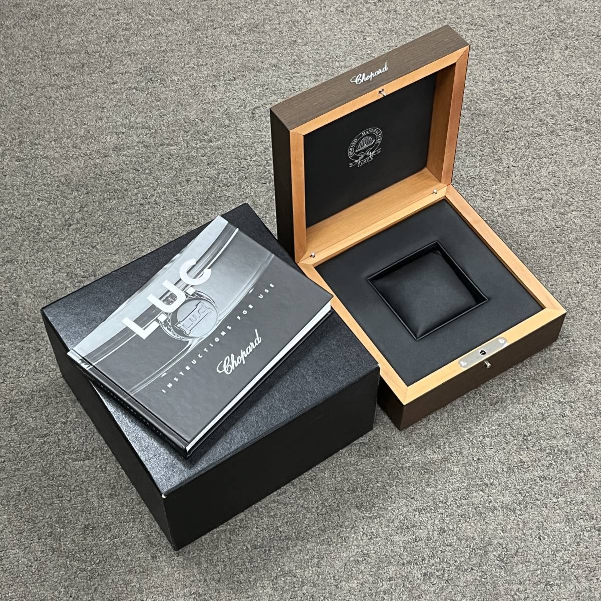 【純正空箱】CHOPARD　外箱・内箱/説明書/空箱/中古品