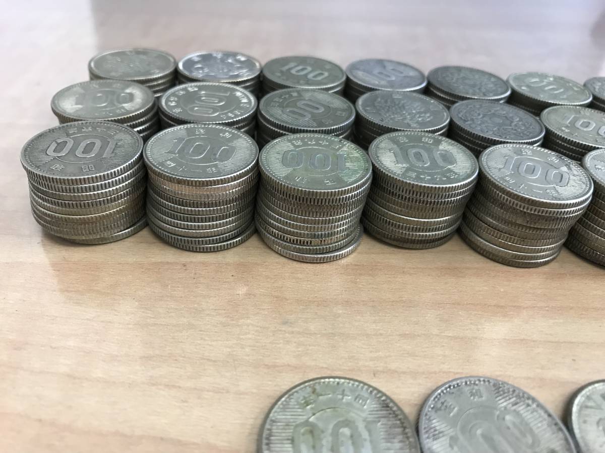 100円銀貨(鳳凰・稲・東京オリンピック記念)｜大阪梅田の宝スタンプコイン 額面