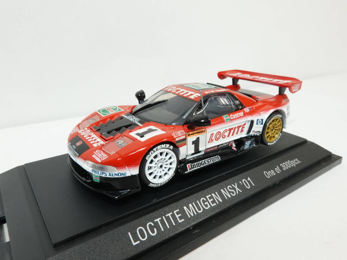 1/43 【エブロ】 ロックタイト MUGEN NSX JGTC 2001 （道上龍・光貞