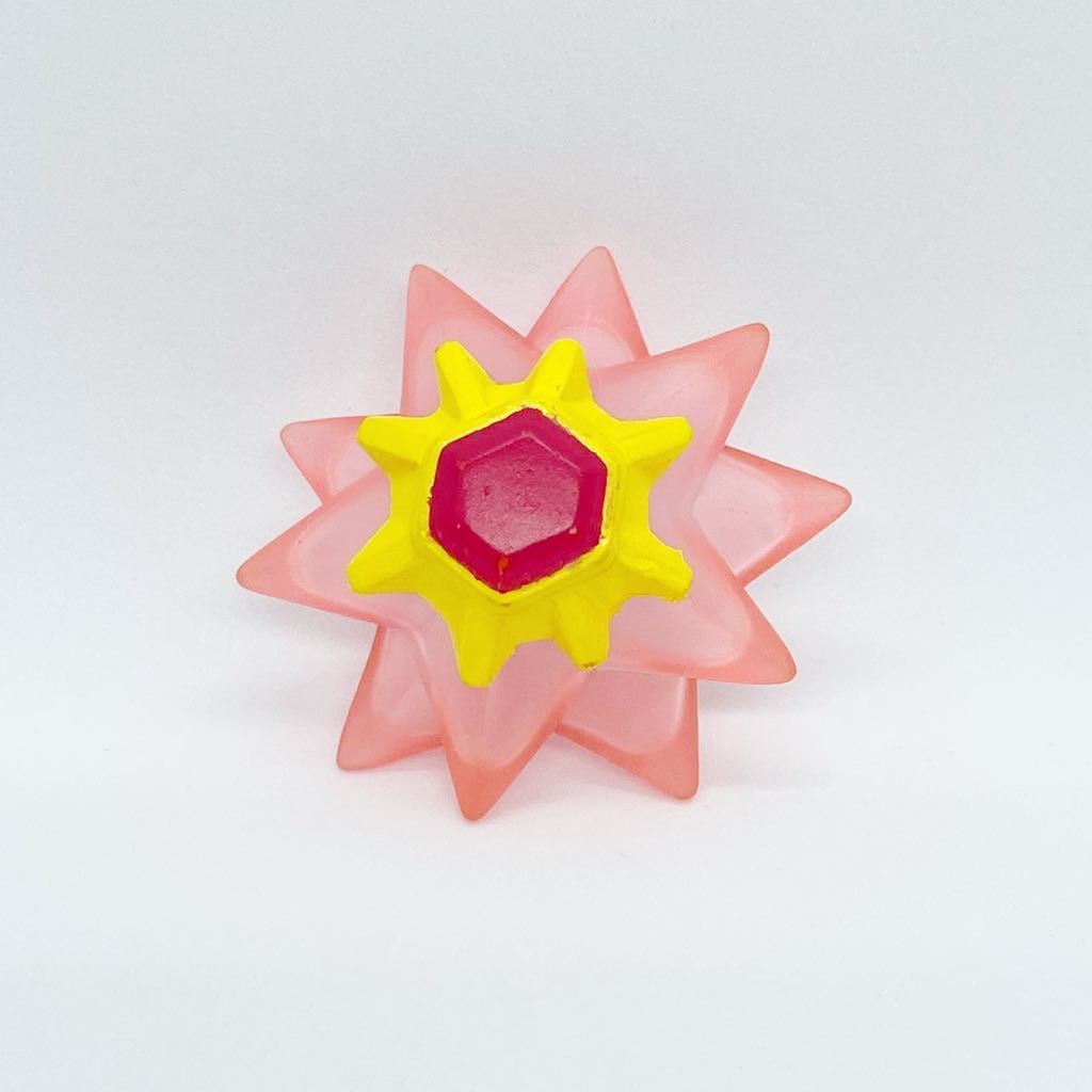 ポケモンキッズ クリア スターミー ピンク 指人形 ソフビ フィギュア レア 透明 スケルトン