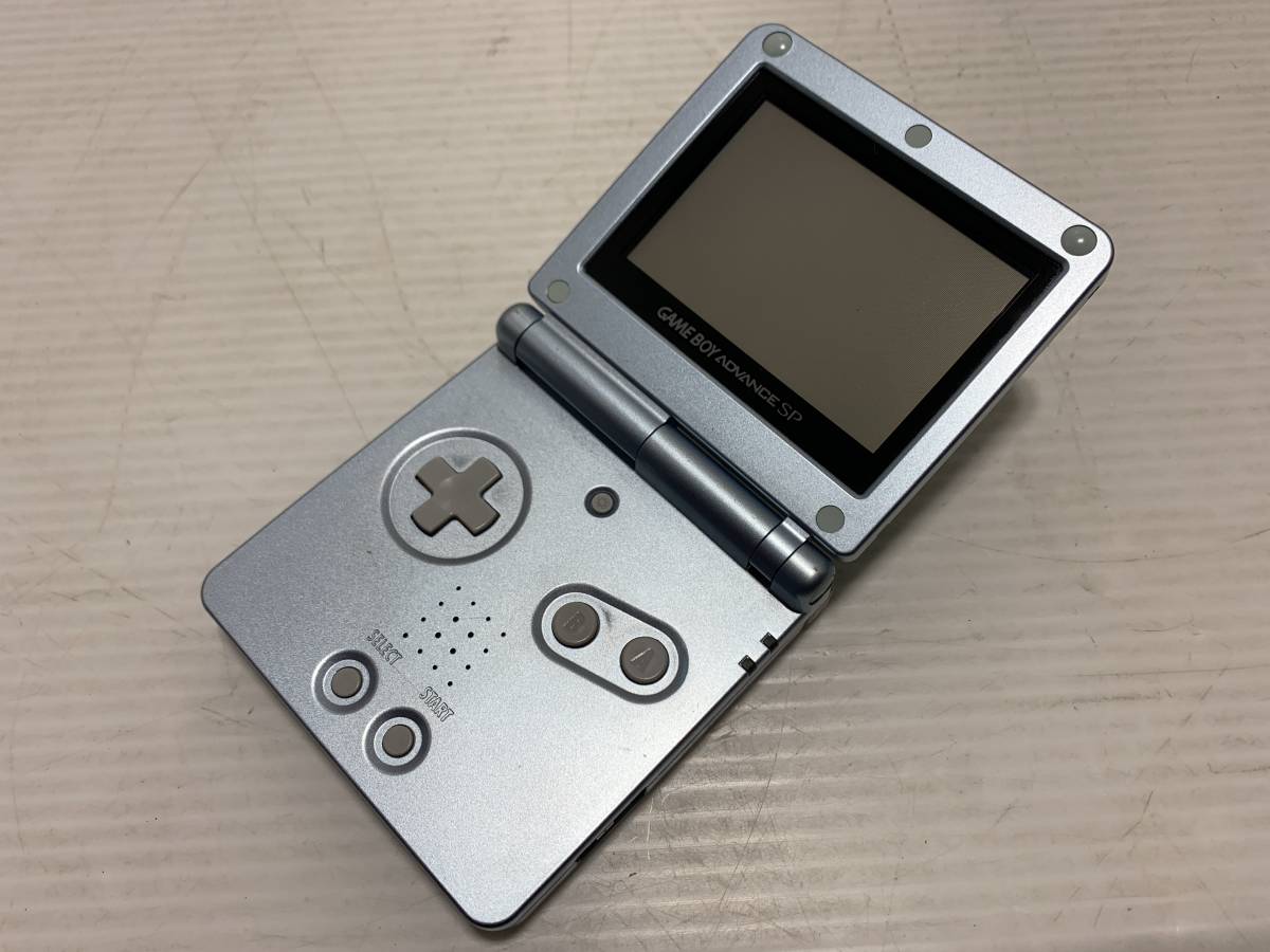 27/185☆GAME BOY ADVANCE　SP　ゲームボーイアドバンスSP　AGS-001　パールブルー　本体のみ【写真追加あり】☆G