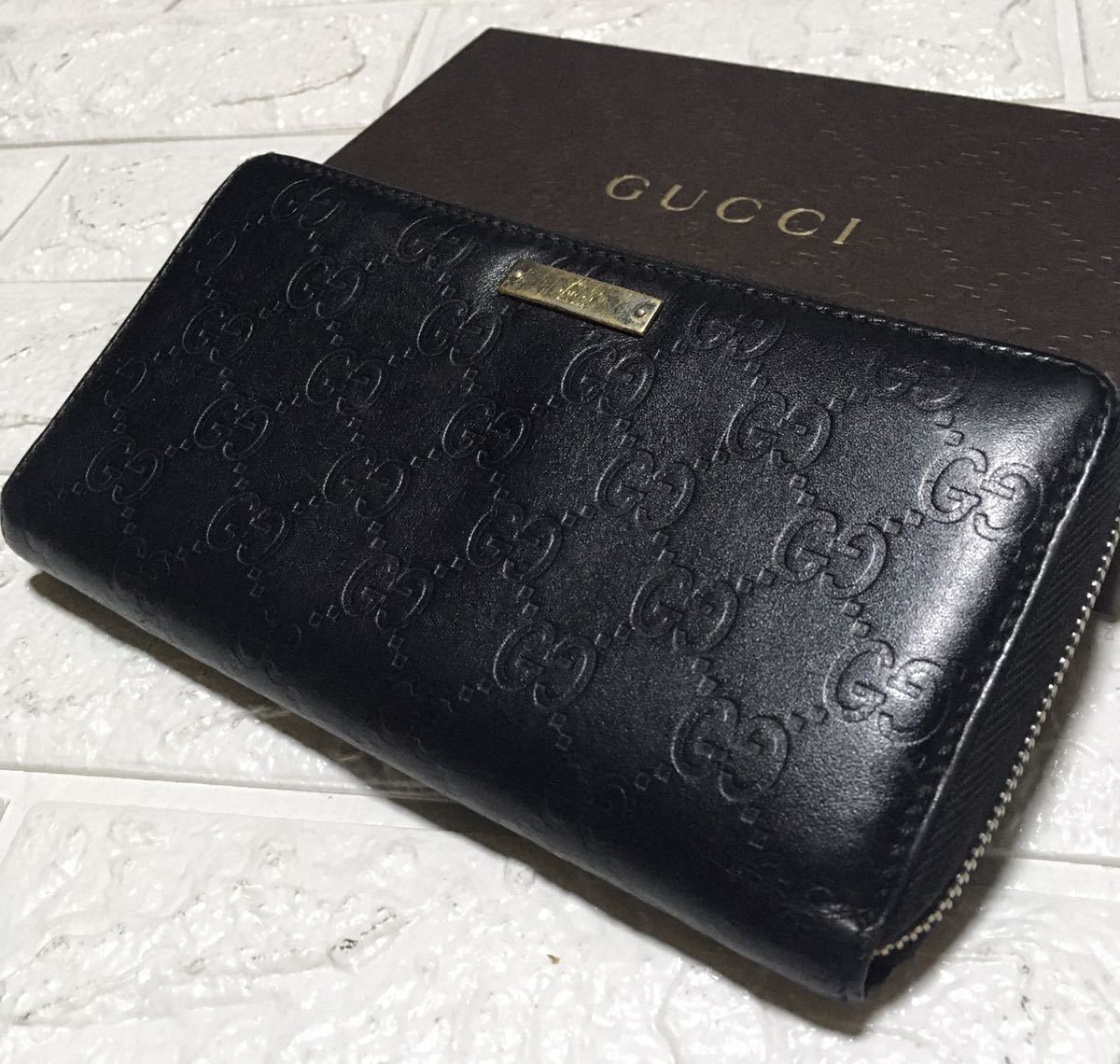 グッチ GUCCI 長財布 233025 GG柄，GGツインズ ジャガード×レザー