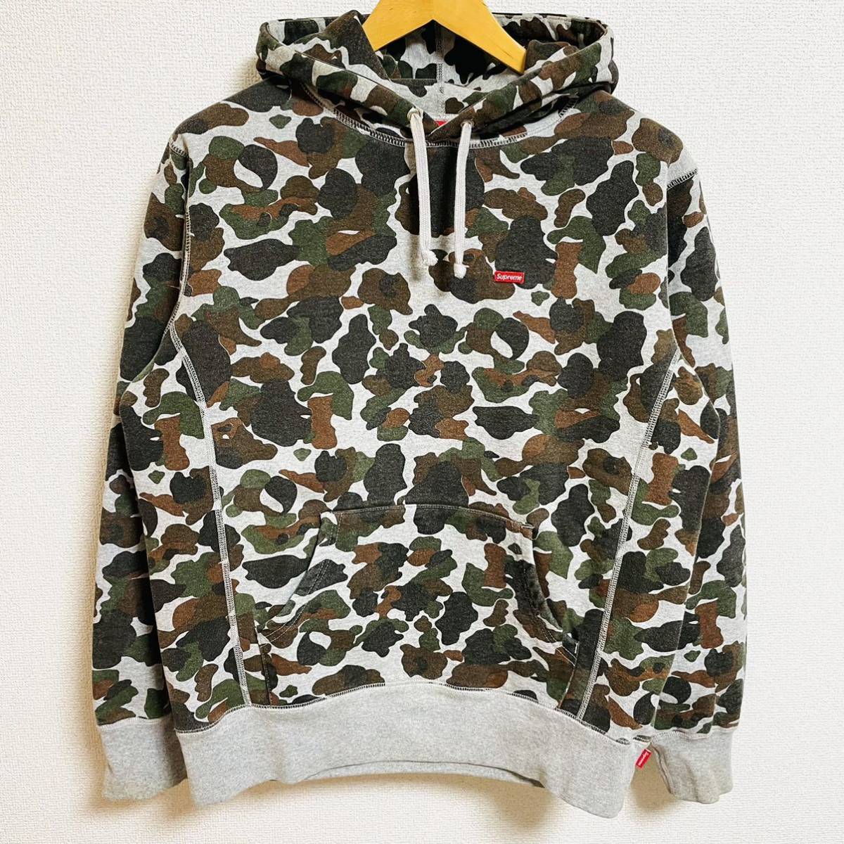 Supreme Small Box Logo Pullover Hooded Sweatshirt Camo Red M Supreme Small Box Logo Pullover Hooded Sweatshirt Camo Red M