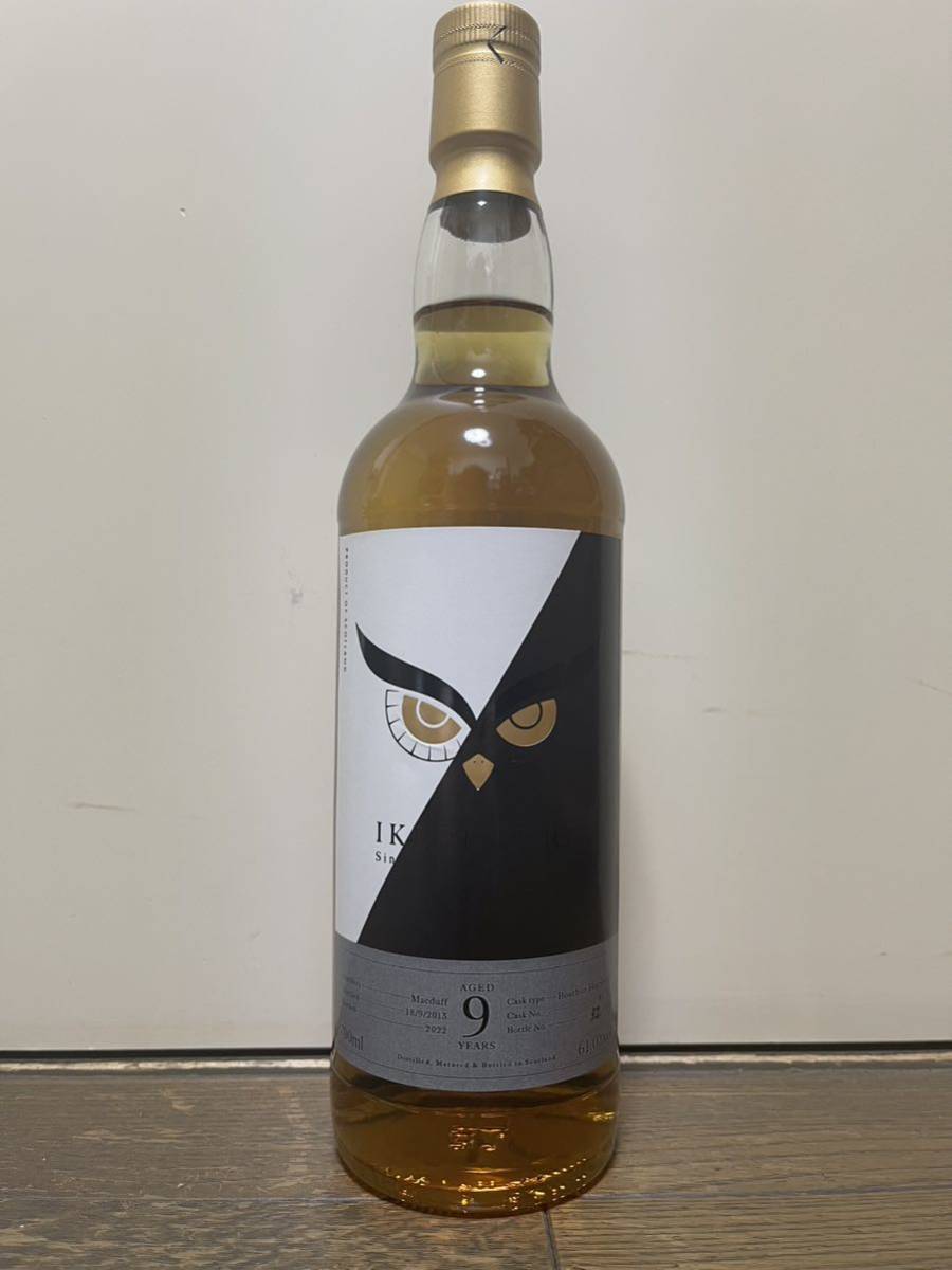 ◇1円～ 池袋モルト マクダフ 9年 2013 バーボンホグスヘッド 700ml 61％ スコッチ マクダフ 9年 バーボンホグスヘッド ★実用美品★ ★動作OK★ 1stフィル